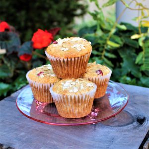 Cranberry Oat Muffins