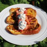 French Toast & Rhubarb Compote