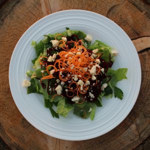 Spiralized Beet and Carrot Salad